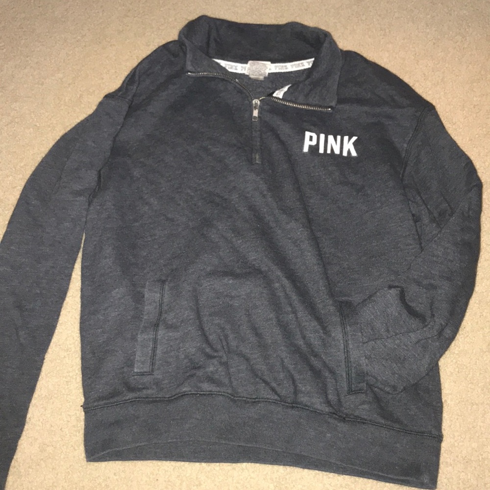 PINK QUARTER ZIP